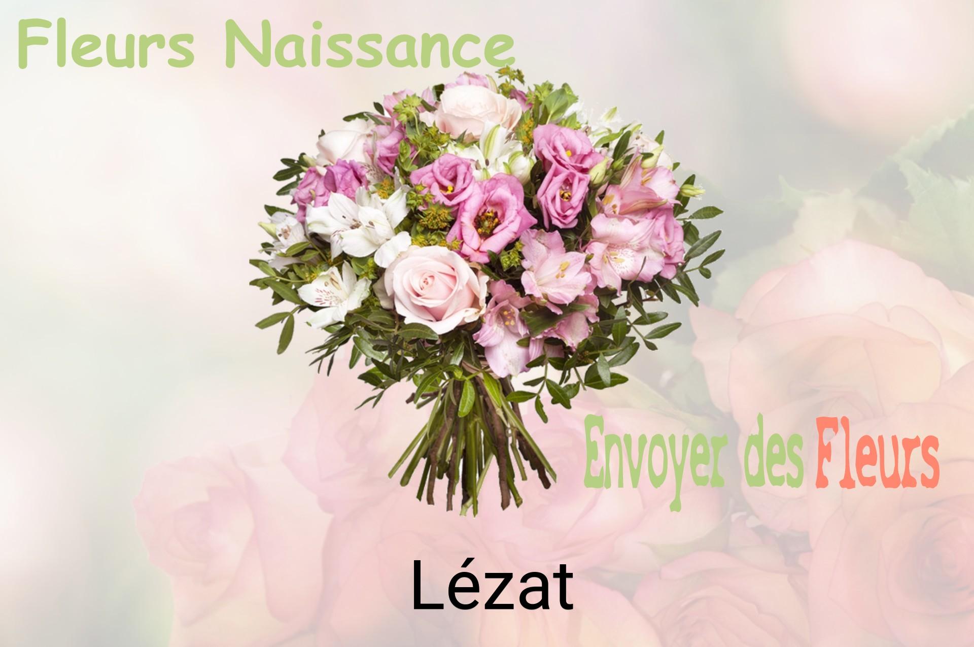 Bouquet de fleurs de naissance livré à Lézat